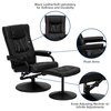 Flash Furniture Black LeatherSoft Recliner with Ottoman BT-7862-BK-GG