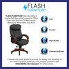 Flash Furniture Contemporary Chair, Metal, 20-3/4" to 23" Height, Fixed Arms, Black BT-90171H-S-GG