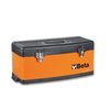 Beta C41H Tool Cart, 3 Drawer, Orange, Sheet Metal, 21 in W x 13 in D x 36 in H C41 H