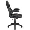 Flash Furniture Gaming Chair, Padded Flip-up, Black CH-00095-BK-GG