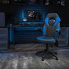Flash Furniture Gaming Chair, Padded Flip-up, Blue CH-00095-BL-GG