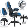 Flash Furniture Gaming Chair, Padded Flip-up, Blue CH-00095-BL-GG