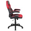 Flash Furniture Gaming Chair, Padded Flip-up, Red CH-00095-RED-GG