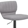 Flash Furniture Gray Fabric Barstool, Adj Height CH-132330-GYFAB-GG