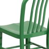 Flash Furniture Gael Commercial Grade Green Metal Indoor-Outdoor Chair CH-61200-18-GN-GG