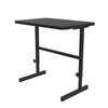 Correll Workstation Desk, 36" D X 24" W X 34" to 42" H, Black Granite CST2436-07