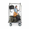 Hospitality 1 Source Contemporary Bellmans Cart, SS Finish BCF105SS
