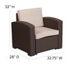Flash Furniture 28" L 32" H, Straight DAD-SF1-1-GG