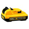 Dewalt 12.0V Li-Ion Battery, 2.0Ah Capacity DCB127