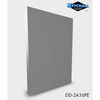 Ketcham 24" x 36" Surface Mounted Polished Edge Dual Door Cabinet DD-2436PE