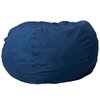 Flash Furniture Bean Bag Chair, 42"L19"H DG-BEAN-LARGE-DENIM-GG