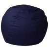 Flash Furniture Bean Bag Chair, 30"L18"H DG-BEAN-SMALL-SOLID-BL-GG