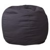 Flash Furniture Bean Bag Chair, 30"L18"H DG-BEAN-SMALL-SOLID-GY-GG
