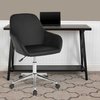 Flash Furniture Cortana Home and Office Mid-Back Chair, B DS-8012LB-BLK-GG