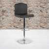 Flash Furniture Black Leather Barstool DS-8111-BLK-GG