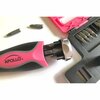 Apollo Tools Ratcheting Screwdriver Set, 13 In 1, Pink DT5021P