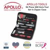 Apollo Tools 56 Piece Auto Tool Set In Zipper Case DT9774