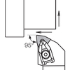 Kyocera Turning Toolholder, DWLNR 2525M08 DWLNR2525M08