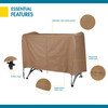 Duck Covers Essential Tan Patio Canopy Swing Cover, 90" ECS926258