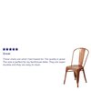 Flash Furniture Stackable Chair, 20"L33-1/2"H, ContemporarySeries ET-3534-POC-GG