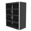Valley Craft Preconfigured Enclosed Shelving Kit, 48"W F82431A2