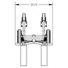 Valley Craft Pallet Hand Truck, 1000lb, 54"x25-3/4"x36 F84813A6