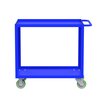 Valley Craft Utility Cart, Two Shelf, 24x36", Blue P F89226BUPY