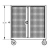 Valley Craft Security Cart, 60X30", Gray F89556VCGY