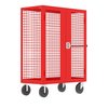 Valley Craft Security Cart, 48X24", Red F89557VCRD