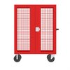 Valley Craft Security Cart, 48X24", Red F89557VCRD