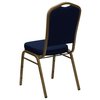 Flash Furniture Banquet Chair, 20-1/4"L38"H, FabricSeat, HerculesSeries FD-C01-ALLGOLD-2056-GG