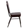 Flash Furniture Banquet Chair, 20-1/4"L38"H, VinylSeat, HerculesSeries FD-C01-COPPER-BRN-VY-GG