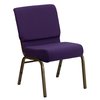Flash Furniture Church Chair, 25"L33"H, FabricSeat, HerculesSeries FD-CH0221-4-GV-ROY-GG