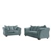 Flash Furniture Living Room Set, 39" x 40", Upholstery Color: Blue FSD-1109SET-SKY-GG