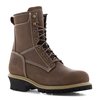 Frye Supply Mens Dark Brown Comp Toe 8 in Waterpr, PR FR40202