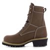 Frye Supply Mens Dark Brown Comp Toe 8 in Waterpr, PR FR40202