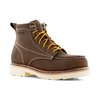 Frye Supply Size 11 Mens Dark Brown Steel Toe 6 in Waterp, Dark Brown FR40301