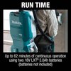 Makita 36V (18V X2) LXT® Brushless 1.6Gal HEPA Backpack Vacuum, AWS™ XCV18ZX