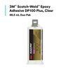 3M Epoxy Adhesive, DP100Plus Series, Clear, Dual-Cartridge, 1:01 Mix Ratio, 20 min Functional Cure 100 PLUS