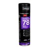 3M Spray Adhesive, 78 Inverted Can Series, Clear, 17.9 oz, Aerosol Can 78I