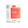 3M Plastic Adhesive, 826 Series, Amber, 32 oz, Can 826