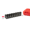 Tekton 1/2 Inch Drive 6-Point Impact Socket Set, 17-Piece (8-24 mm) SID92321