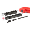 Tekton 1/2 Inch Drive 6-Point Impact Socket Set, 45-Piece (5/16 - 1-1/4 in., 8-32 mm) SID92403