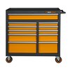 Gearwrench Tool Cabinet, 11 Drawer, Black/Orange, 41 in W 83245