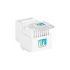 Monoprice Datacom Jack, RJ11/RJ12, Tooless, White 7288