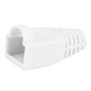 Monoprice Relief Boot, RJ45, White, PK50 7275