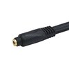 Monoprice A/V Cable, 3.5mm M/F Ext Cble, Blk, 100ft 5595
