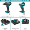 Makita 18V LXT® Brushless 2-Pc. Combo Kit (4.0Ah) XT269M