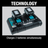 Makita 18V LXT® Starter Pack (5.0Ah) BL1850B2DC2