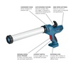 Bosch Caulk and Adhesive Gun, 18V GCG18V-20N